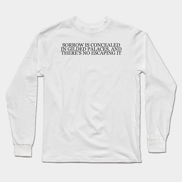 Fyodor Dostoyevsky "The Double" Book Quote Long Sleeve T-Shirt by RomansIceniens